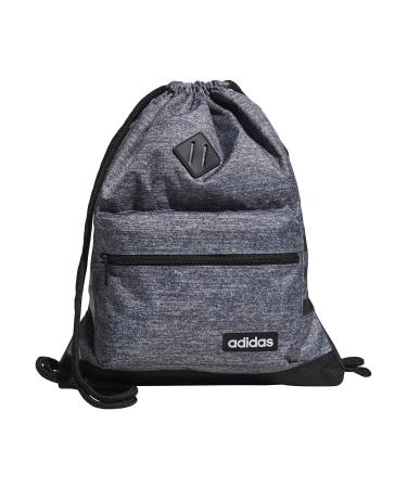 adidas Classic 3S Sackpack, Jersey Onix Grey/Black, One Size One Size Jersey Onix Grey/Black