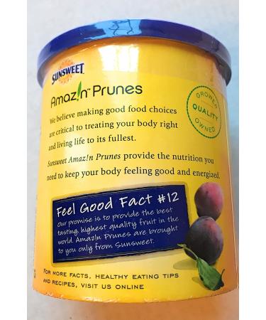 Sunsweet Amazin Prunes With Pits 16 oz Container - 1lb Pack - Breakfast Prunes - Buy Online on GoSupps.com