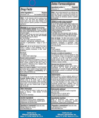 Multioral Spray | Effective Sore Throat Treatment | Fast Relief International Shipping - Buy Online on GoSupps.com
