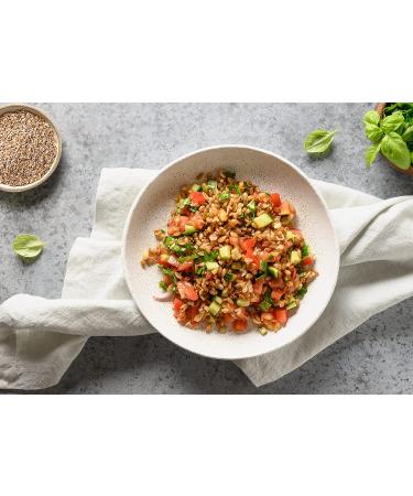 Organic Italian Steel Cut Farro  1.5 Pounds  Non-GMO  Cracked Pearled Wheat Grain  Non-Irradiated  Vegan  Bulk. Easy to Cook. Rich in Fiber  Protein. Perfect for Cereal  Porridge  Soups  Salads - Buy Online on GoSupps.com