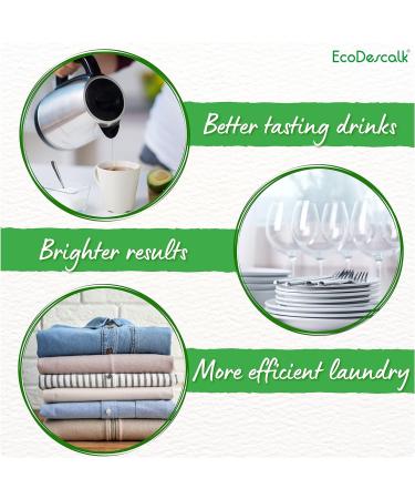 EcoDescalk Organic Descaler 10 Sachets 100% Natural Limescale Remover for Kettles Washing Machines and Dishwashers. Multipurpose Powder Limescale Cleaner for All Brands. - Buy Online on GoSupps.com