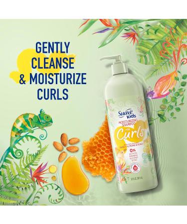 Suave Kids Naturals Curl Shampoo - Moisturizing Sweet Almond & Honey Shampoo for Kids' Curls | Tear-Free & Dermatologist Tested 16.5 oz - Buy Online on GoSupps.com