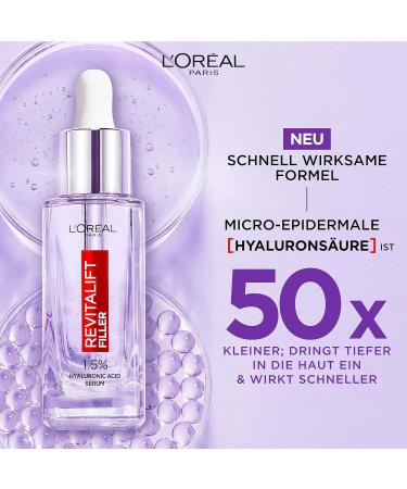 L'Oral Paris Revitalift Facial Care Set - Hyaluron & Vitamin C Serum for Radiant Skin - Moisture Care for All Skin Types - 2 x 30 ml - Buy Online on GoSupps.com