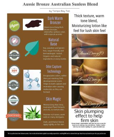 Aussie Bronze 10% DHA Sunless Airbrush Spray Tanning Solution 32 oz | Natural Glow - Buy Online on GoSupps.com