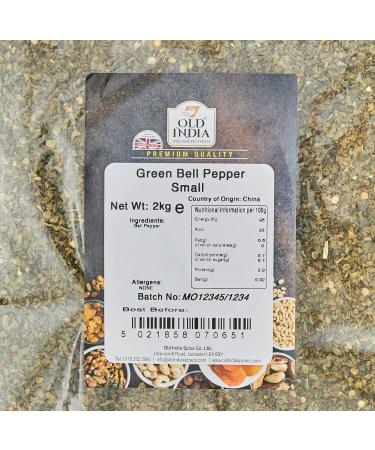 Old India Green Bell Pepper Small 2kg - Buy Online on GoSupps.com