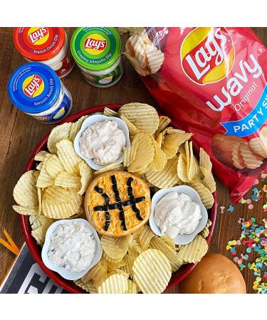 Lay's Dip Variety Pack: French Onion & Smooth Ranch - 15 Oz Jars, 4 Count - Buy Online on GoSupps.com