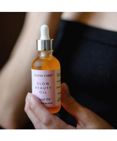Olivia Care Glowing Skin Facial Oil with Rosehip, Safflower & Lavender Essential Oil - Moisturizing, Calming, and Clearing Pores - Antioxidant-Rich Formula for Acne Scar Removal - Buy Online on GoSupps.com