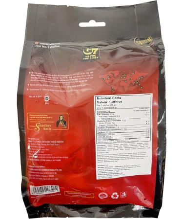 G7 TRUNG NGUYEN 3 in 1 Instant Cream Coffee 320g Vietnam - Unit 1 piece - Buy Online on GoSupps.com
