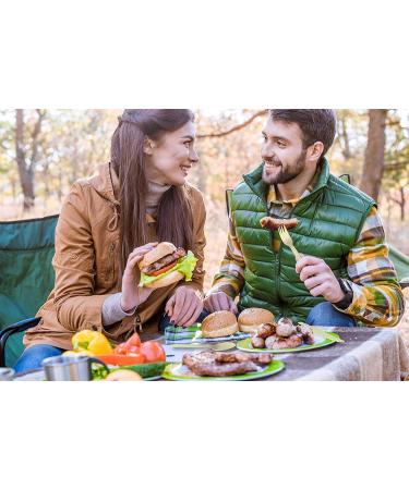 100PCS LoengMax Disposable Wooden Knives - 6 Length - Eco Friendly & Compostable - Natural Utensils - Buy Online on GoSupps.com