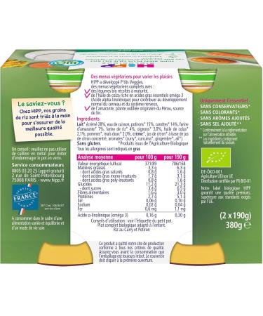 Hipp Organic Pumpkin Curry Rice 2x190g - Buy Online on GoSupps.com