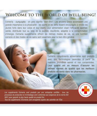 Evimeria Reishi Supplement - Ganoderma Lucidum | With Vitamin C | Natural Immune Defenses | No GMOs | Italian Quality - Buy Online on GoSupps.com