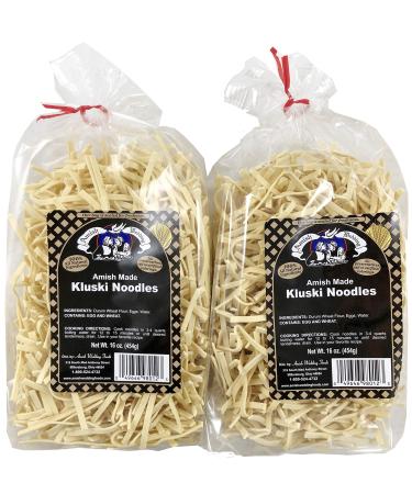 Amish Wedding Kluski Noodles, 16 Ounce Bag (Pack of 2)