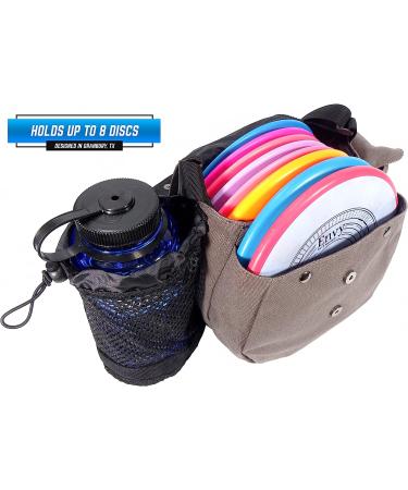 Rogue Iron Disc Golf Bag - Sling Tote for Frisbee Golf | Holds 8 Discs, 32oz Water Bottle & Accessories - Buy Online on GoSupps.com