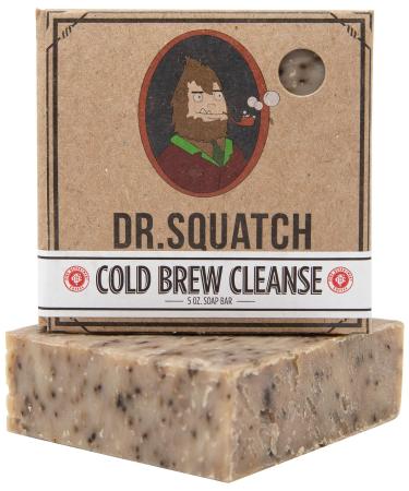Dr. Squatch Cold Brew Cleanse Coffee Soap Bar Blend of Shea Butter Salt Kaoilin Clay and Some Top Notch Coffee Beans Organic Handmade in USA
