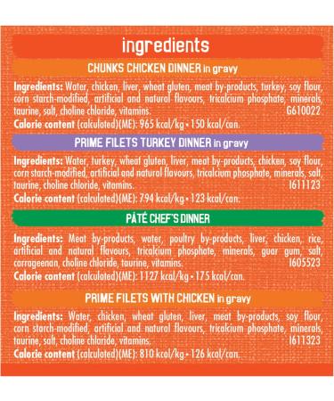 Friskies Poultry Wet Cat Food Variety Pack 4 Flavours - 156 g Can (32 Pack) - Buy Online on GoSupps.com