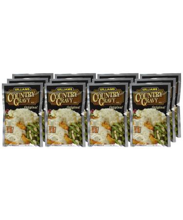 Williams Country Gravy Mix 2oz (Pack of 12) - Delicious and Convenient Gravy Mix - Buy Online on GoSupps.com