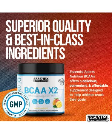 BCAAs with 175mg Caffeine | 40 Serving | Keto-Approved Non-GMO Gluten Free Supplement | Peach-Mango Flavor Mango Madness 1 Ounce (Pack of 1) - Buy Online on GoSupps.com