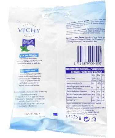Vichy Mint Tablets 230 g Pack of 12 - Buy Online on GoSupps.com