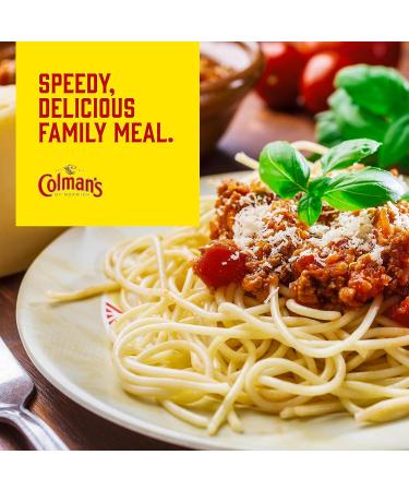 Colman's Spaghetti Bolognese Recipe Mix Delicious with Grated Cheddar Cheese Quick to Prepare Sauce Mix 44 g - Buy Online on GoSupps.com