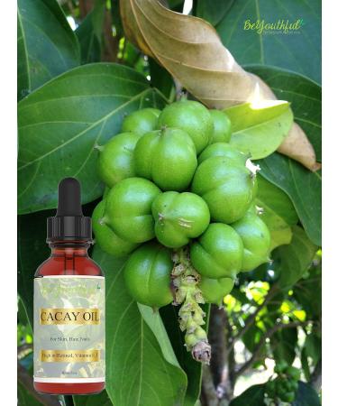 BeYouthful Cacay Oil 100% Cold Pressed For Face Skin Hair Nails. Natural Anti-aging Anti Wrinkle Antioxidant Hydrate Skin And Brighten Tone. Botanical Source Of Plant Retinol. - Buy Online on GoSupps.com
