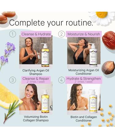 Tree To Tub Moisturizing Conditioner - Hydrating Sulfate-Free Argan Oil, Vegan Hair Moisturizer with Organic Coconut Oil & Lavender 8.5 Fl Oz - Buy Online on GoSupps.com
