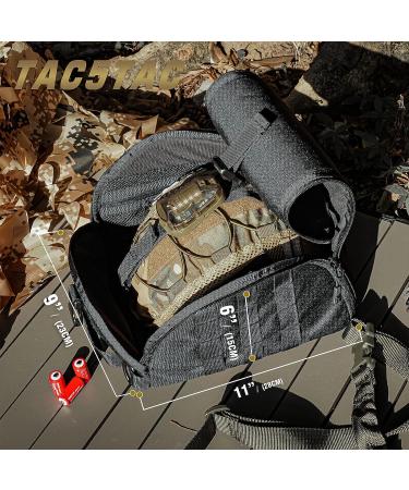 Tactical Helmet Bag Pack - Multi-Purpose Molle Storage for Combat Helmets - Black - Buy Online on GoSupps.com