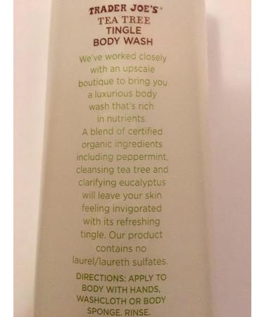 Trader Joe's Spa Face Wash & Tea Tree Tingle Body Wash - Best International Shipping - Buy Online on GoSupps.com