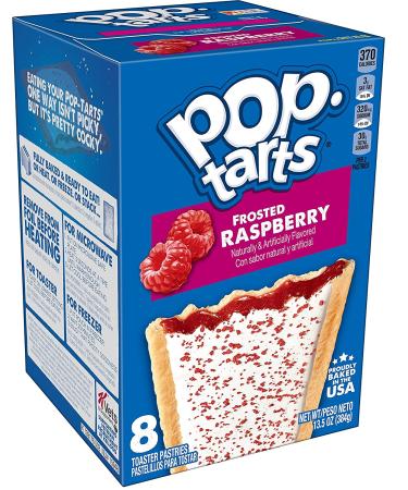 Pop-Tarts Frosted Variety Pack - Cherry, Raspberry, Strawberry, Blueberry - 13.5oz (4 Pack) + 2 Make Your Day Lollipops - Buy Online on GoSupps.com