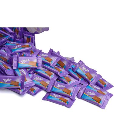  Milka Milka Naps - Milk Chocolate Squares - Practical Format - Display of 355 Units (4.5g) - Buy Online on GoSupps.com