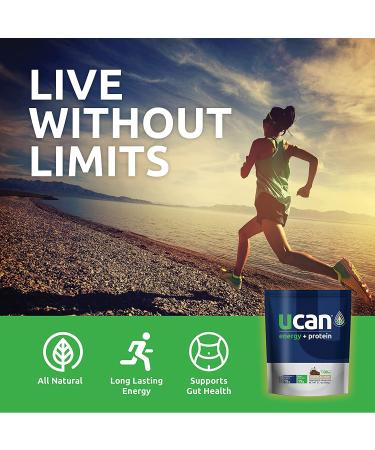 UCAN Energy + Whey Protein Powder - Cookies & Cream - 19g Whey Protein - Energy Boost - Keto Friendly - Gluten-Free - 12 Servings - Buy Online on GoSupps.com