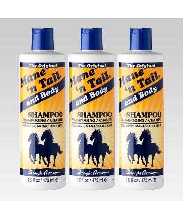 Mane 'n Tail Original Forumla For Thicker Fuller Hair 16 oz (3 pack Shampoo)