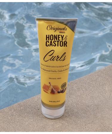 Shop Originals by Africa's Best Honey & Castor Curls - Sulfate-Free Natural Hair Care for Curls Coils & Waves - 10 oz - Buy Online on GoSupps.com
