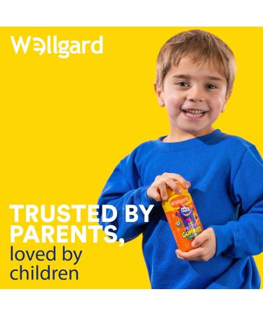 Wellgard Vegan Kids Multivitamin Gummies Chewable Childrens Multivitamins Kids Vitamins Multivitamins 60 Gummies Orange Flavour Kids Gummies - Buy Online on GoSupps.com