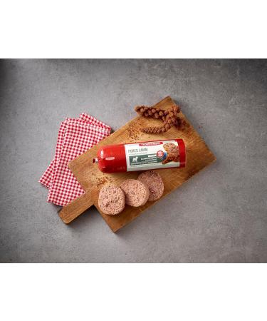 Fleischeslust Pure Lamb with Brown Millet and Safflower Oil Sausage (1 x 800 g) - Buy Online on GoSupps.com