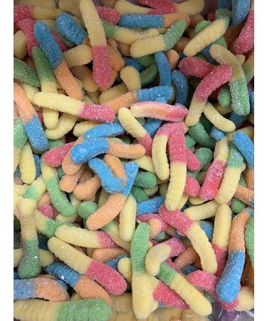 Cottage Country Sour Neon Worms 1KG - Buy Online on GoSupps.com