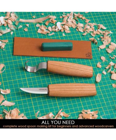 BeaverCraft S01 Wood Spoon Carving Knives Set - Professional Wood Carving Tools Kit for Beginners and Experts - Buy Online on GoSupps.com