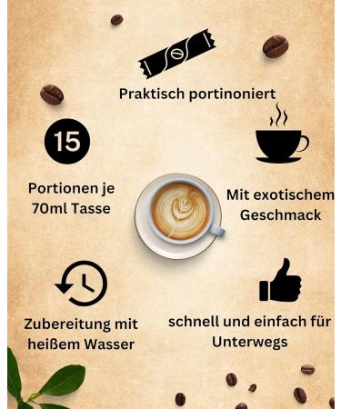 Meet More - 4in1 Coconut Coffee - Instant Soluble Coconut Coffee - Premium Quality - Exotic Coffee - Fruity Taste - 270g - Viet Nam (1st Coconut) - Buy Online on GoSupps.com