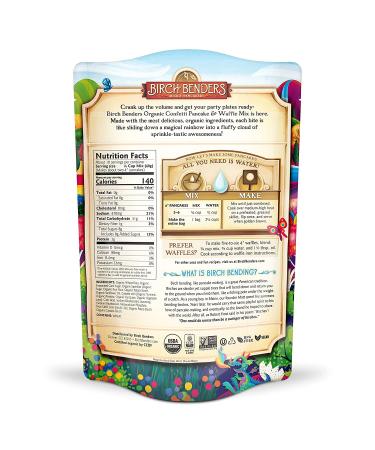 Birch Benders Organic Confetti Pancake & Waffle Mix - 3 Pack (14oz Each), 42 Oz - Buy Online on GoSupps.com