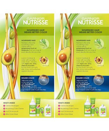 Garnier Nutrisse Ultra Color DN1 Light Cool Denim Blue Orchid Permanent Hair Dye 2 Count - Buy Online on GoSupps.com