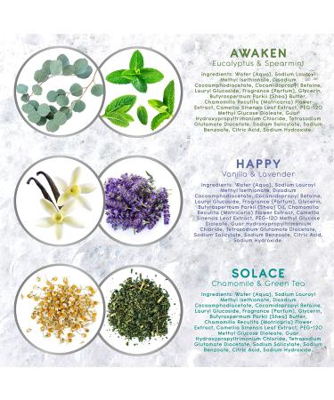 Blissful Variety Pack: 3 Fresh & Soothing Scents Liquid Bubble Bath 16 fl oz - Buy Online on GoSupps.com