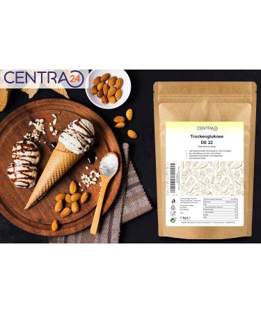 Buy Centra24 Dry Glucose DE22 - 1 KG Powder for Ice Cream Baking & Desserts | International Shipping - Buy Online on GoSupps.com