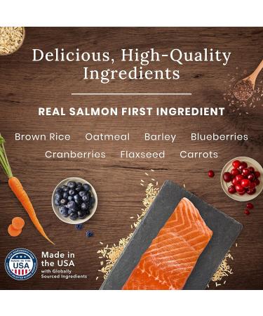 Blue Buffalo Wilderness More Meat & Wholesome Grains Natural Dry Dog Food Large Breed Salmon 24lb Large Breed Salmon More Meat Wholesome Grains - Buy Online on GoSupps.com