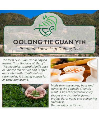 Oolong Tie Guan Yin - Premium Loose Leaf Tea - from Fuijan China (100g) Unflavoured 100g - Buy Online on GoSupps.com