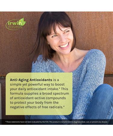 Irwin Naturals Anti-Aging Antioxidants - 60 Liquid Soft-Gels for Healthy Aging - Buy Online on GoSupps.com