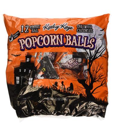 12 Count Bag Popcorn Balls Sweet & Salty Halloween Treat 12 oz (Pack of 2)