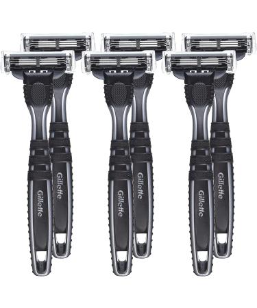 Gillette Mach3 Men's Disposable Razor - Sensitive Skin - Pack of 6 Razors - Buy Online on GoSupps.com