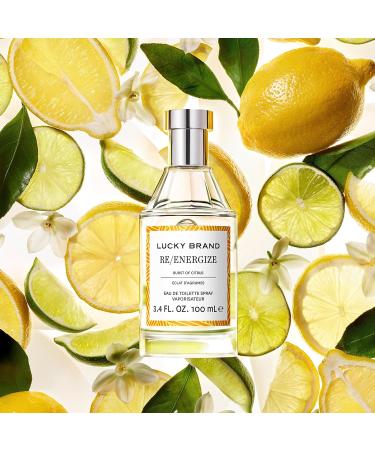 Lucky Brand Re/Energize The New Sustainably-Inspired & Exhilarating Mood-Evoking Unisex Fragrance For Women & Men 3.4 Fl Oz EDT Spray (Pack of 1) Lucky RE/Energize 3.4 Fl Oz (Pack of 1) - Buy Online on GoSupps.com