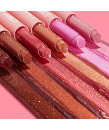 ColourPop So Juicy Plumping Lip Gloss Balm - Hydrating Lip Gloss & Balm with Peptides & Pearl Finish - Non-Sticky Formula - Visibly Plumps Lips & Delivers Buildable Color - Tini Time (0.07 oz) - Buy Online on GoSupps.com