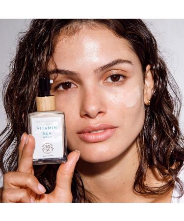 Vitamin C Face Serum for Glowing Skin | Anti-Aging Brightening Serum with Organic Oils | Vegan Collagen Boosting Antioxidant | 30mL - Buy Online on GoSupps.com