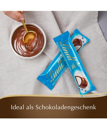 Lindt Double Milk Chocolate Bar - 18 x 38g Counter Display | Fine Whole Milk Chocolate Gift | Large Pack of Cream-Filled Delights - Buy Online on GoSupps.com
